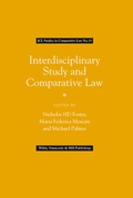 Cover: Interdisciplinary Study and Comparative Law (JCL Studies in Comparative Law No. 15) - Wildy, Simmonds and Hill Publishing