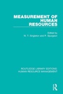 Cover: Measurement of Human Resources - Routledge