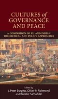 Cover: Cultures of Governance and Peace - Manchester University Press