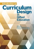 Cover: Introduction to Curriculum Design in Gifted Education - Prufrock Press
