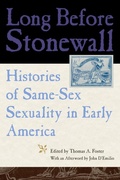 Cover: Long Before Stonewall - New York University Press