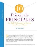 Cover: 10 Principal's Principles for High Performance in Diverse, Low-Income Schools Quick Reference Guide - Learning Sciences International