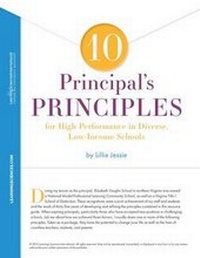 Enlarge image Cover: 10 Principal's Principles for High Performance in Diverse, Low-Income Schools Quick Reference Guide - Learning Sciences International