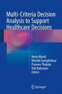 Enlarge image Cover: Multi-Criteria Decision Analysis to Support Healthcare Decisions - Springer