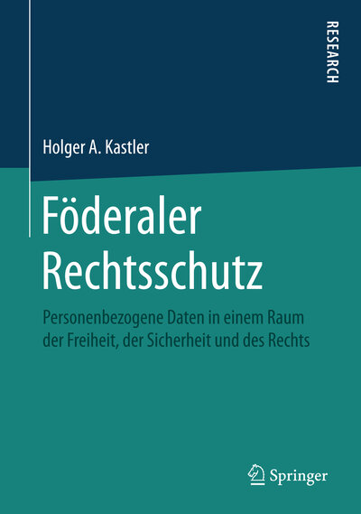 Abbildung von: Föderaler Rechtsschutz - Springer