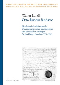 Enlarge image Cover: Otto Rubeus fundator - Universitätsverlag Wagner