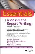 Cover: Essentials of Assessment Report Writing - Wiley