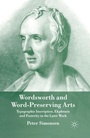 Cover: Wordsworth and Word-Preserving Arts - Palgrave Macmillan
