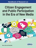 Cover: Handbook of Research on Citizen Engagement and Public Participation in the Era of New Media - Information Science Reference