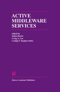 Cover: Active Middleware Services - Kluwer Academic Publishers