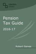 Cover: Pension Tax Guide 2016-17 - Claritax Books