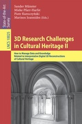 Cover: 3D Research Challenges in Cultural Heritage II - Springer