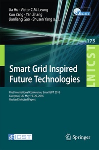 Enlarge image Cover: Smart Grid Inspired Future Technologies - Springer