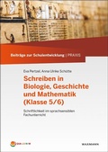 Cover: Schreiben in Biologie, Geschichte und Mathematik (Klasse 5/6) - Waxmann
