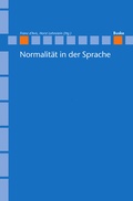Cover: Normalit&auml;t in der Sprache - Buske, H