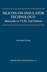 Enlarge image Cover: Silicon-on-Insulator Technology - Kluwer Academic Publishers