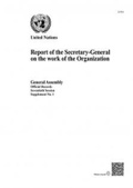 Cover: Report of the Secretary-General on the Work of the Organization: Seventieth Session - United Nations