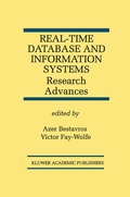 Cover: Real-Time Database and Information Systems: Research Advances - Kluwer Academic Publishers