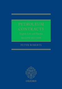 Abbildung von: Petroleum Contracts - OUP eBook