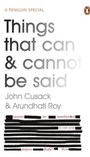 Cover: Things That Can and Cannot Be Said - Penguin Books Ltd