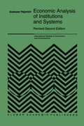 Cover: Economic Analysis of Institutions and Systems - Springer