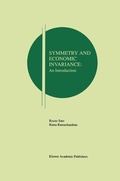 Cover: Symmetry and Economic Invariance: An Introduction - Springer