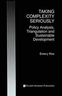 Enlarge image Cover: Taking Complexity Seriously - Kluwer Academic Publishers