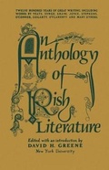 Cover: An Anthology of Irish Literature (2 Volume Set) - New York University Press