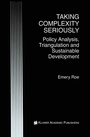 Cover: Taking Complexity Seriously - Springer