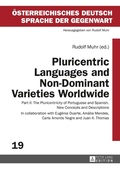 Cover: Pluricentric Languages and Non-Dominant Varieties Worldwide - Peter Lang Verlag
