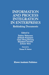 Enlarge image Cover: Information and Process Integration in Enterprises - Springer