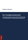 Bild: Der Fremdpersonaleinsatz - Tectum Wissenschaftsverlag