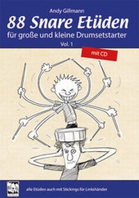 Abbildung von: 88 Snare Etüden für große und kleine Drumsetstarter - Leu-Vlg Wolfgang Leupelt
