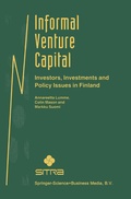Cover: Informal Venture Capital - Springer