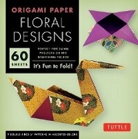 Enlarge image Cover: Origami Paper - Floral Designs - 6" - 60 Sheets - Tuttle Publishing