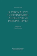 Cover: Rationality in Economics: Alternative Perspectives - Springer