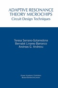 Cover: Adaptive Resonance Theory Microchips - Kluwer Academic Publishers