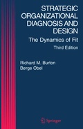 Cover: Strategic Organizational Diagnosis and Design - Kluwer Academic Publishers