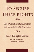 Cover: To Secure These Rights - New York University Press
