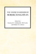 Cover: The American Judaism of Mordecai M. Kaplan - New York University Press