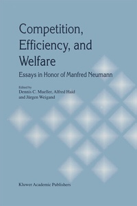 Abbildung von: Competition, Efficiency, and Welfare - Kluwer Academic Publishers
