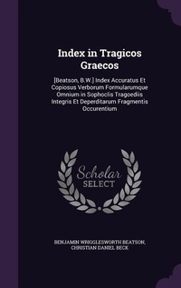 Enlarge image Cover: Index in Tragicos Graecos - Palala Press