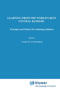 Enlarge image Cover: Learning from the World's Best Central Bankers - Kluwer Academic Publishers