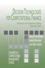 Cover: Decision Technologies for Computational Finance - Kluwer Academic Publishers