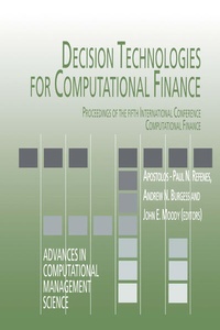 Enlarge image Cover: Decision Technologies for Computational Finance - Kluwer Academic Publishers