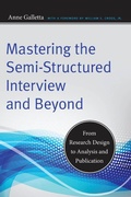 Cover: Mastering the Semi-Structured Interview and Beyond - New York University Press