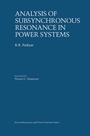 Cover: Analysis of Subsynchronous Resonance in Power Systems - Springer