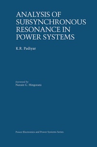 Enlarge image Cover: Analysis of Subsynchronous Resonance in Power Systems - Springer