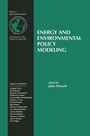 Cover: Energy and Environmental Policy Modeling - Springer