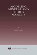 Cover: Modeling Mineral and Energy Markets - Springer